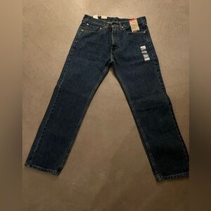 Levi's Men's Straight Jeans in Deep Blue
